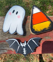 Wooden Halloween Decor ( Set of 3 )