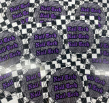 Nail Tech (Purple) Circle Sticker