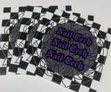 Nail Tech (Purple) Circle Sticker